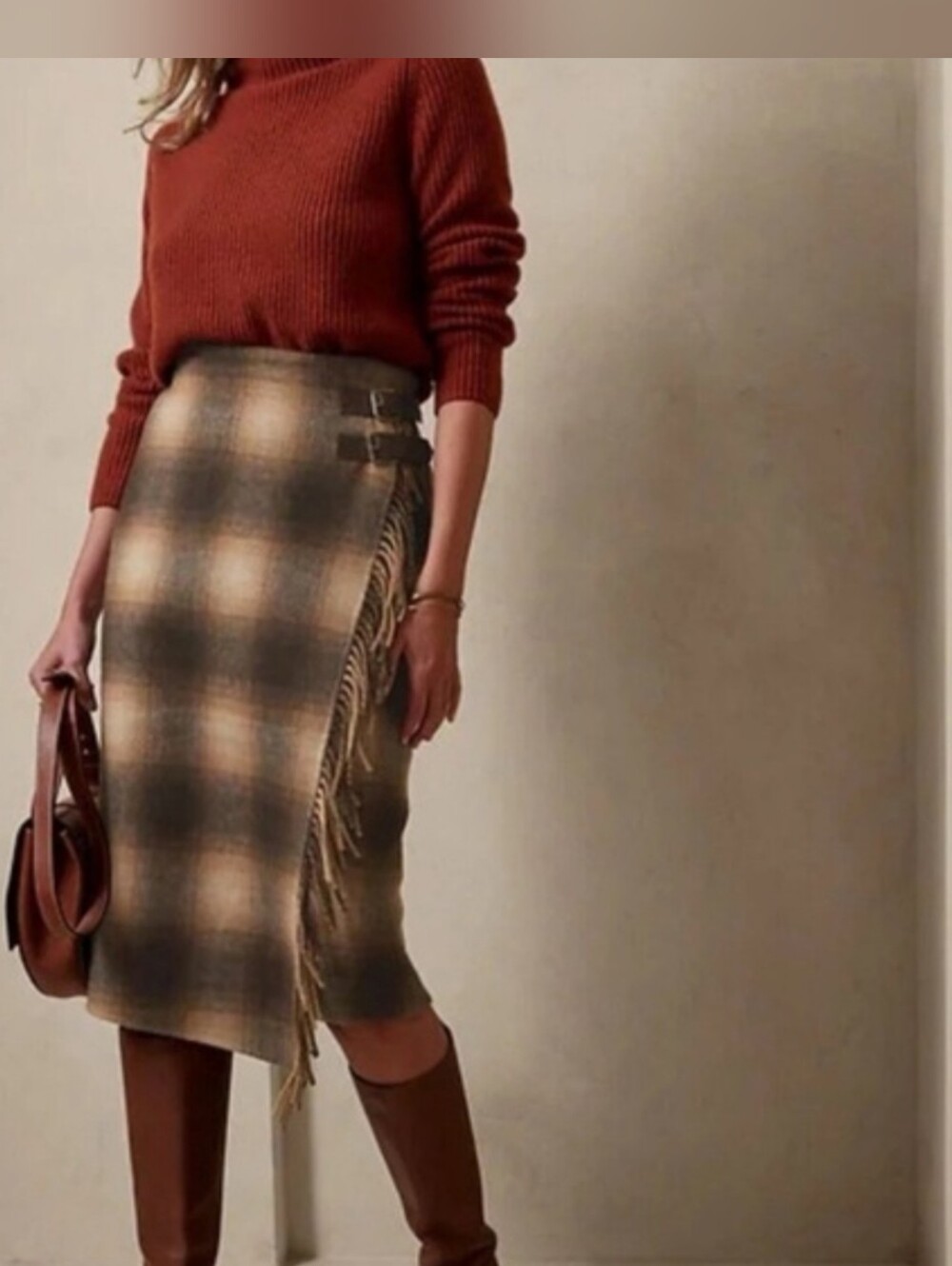Banana Republic Stella Blanket Skirt Size Large